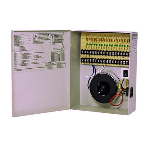 480W 20A 18CH DC24V Output Switch Mode CCTV Distribution Box Portable Power Supply For IR Camera Monitoring Equipment LED Tape Lights 480W 20A 18CH DC24V Output Switch Mode CCTV Distribution Box Portable Power Supply For IR Camera Monitoring Equipment LED Tape Lights